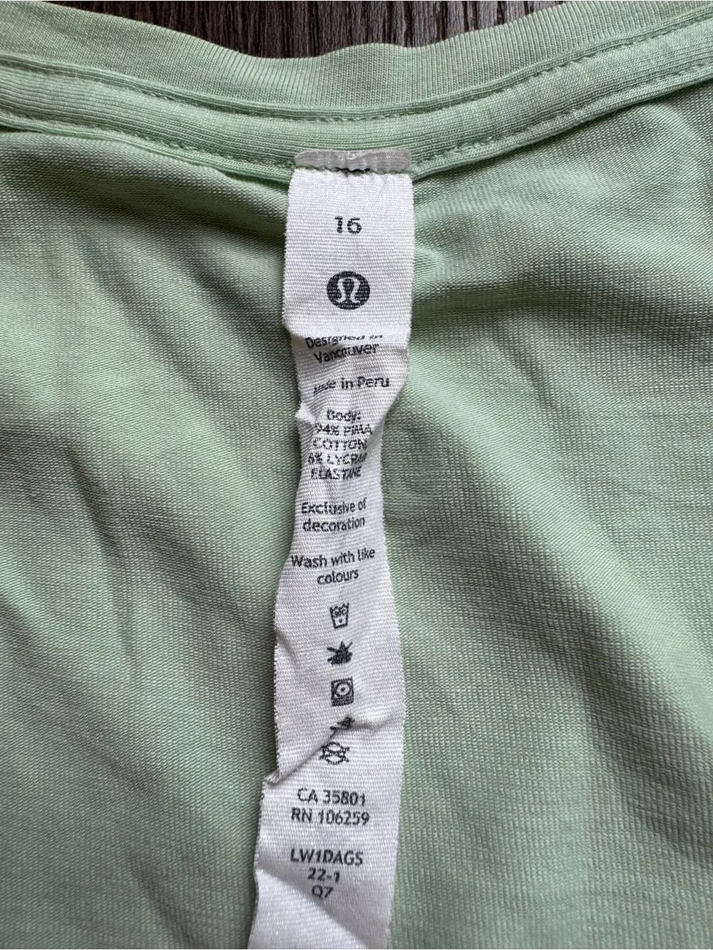 Lululemon Mint Green Racerback Tank Top - Women